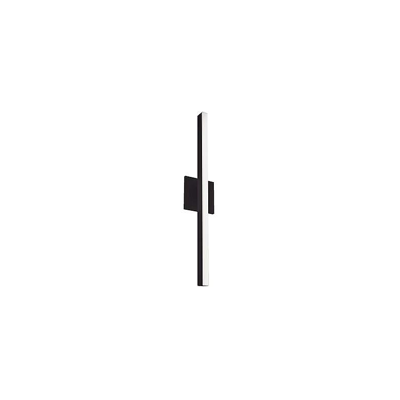 Image 2 Vega 23" High Black ADA LED Wall Sconce more views