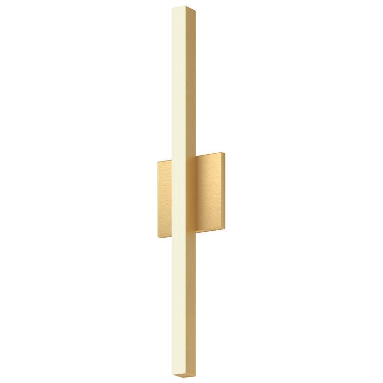 Image 1 Vega 23" High Brushed Gold LED Wall Sconce