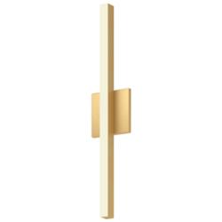 Vega 23" High Brushed Gold LED Wall Sconce