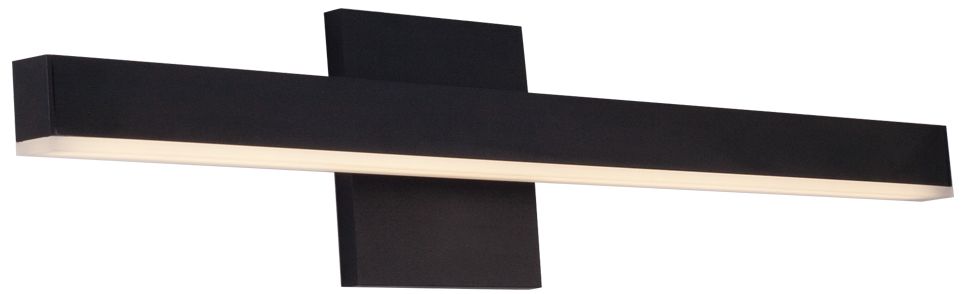 Vega 23" Wide Black ADA LED Vanity Bath Light