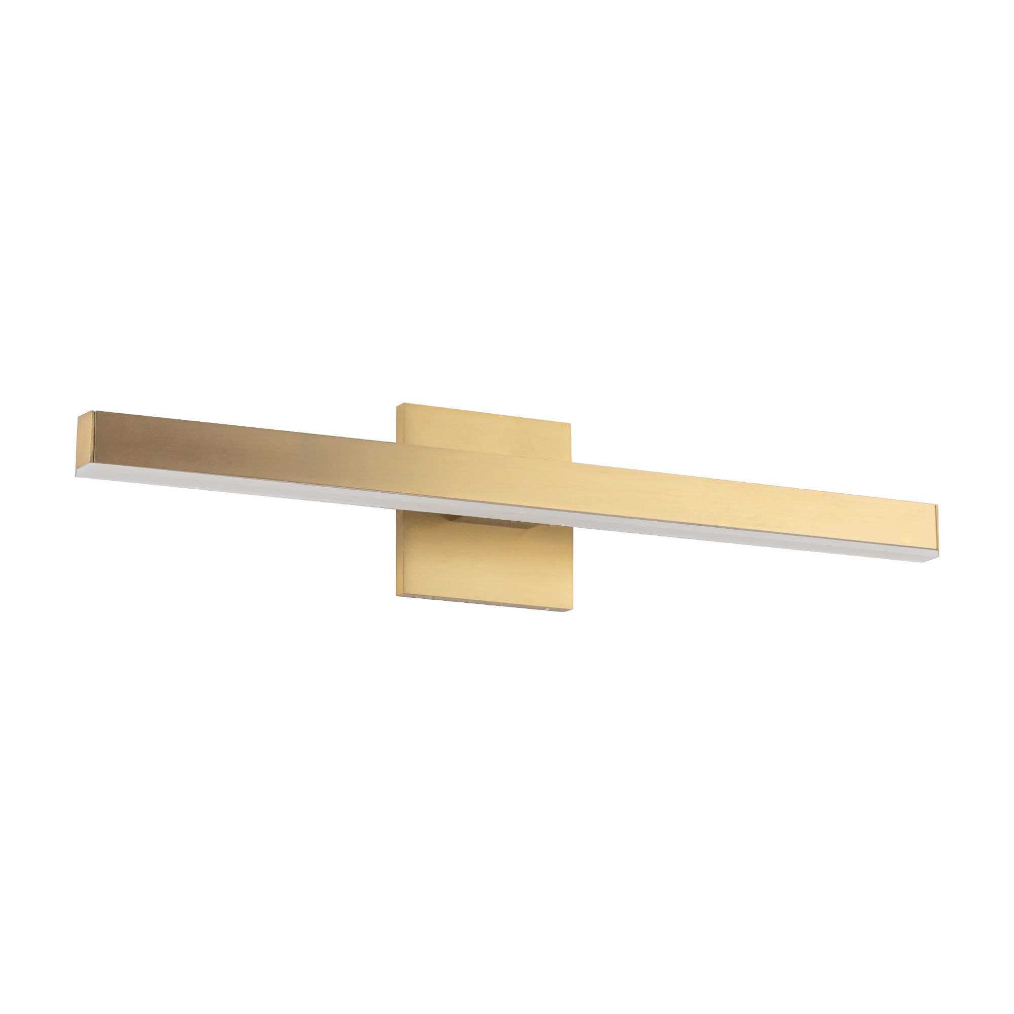 Image 4 Vega 23" Wide Brushed Gold LED Bath Light more views