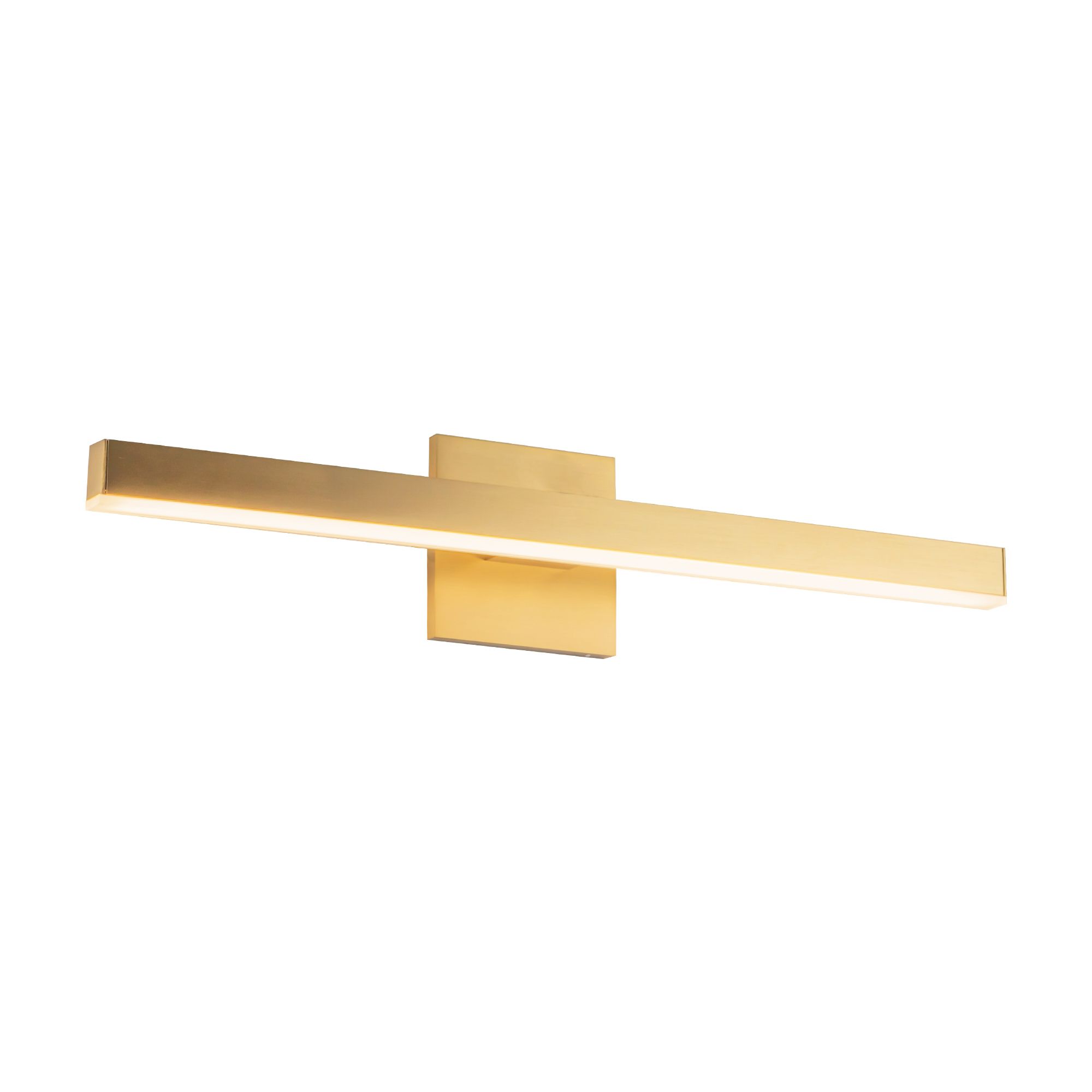 Image 3 Vega 23" Wide Brushed Gold LED Vanity Bath Light more views