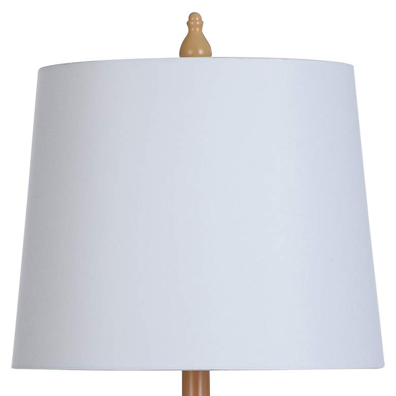 Image 3 Vega 28 inch Sand Castle Tan Ceramic Table Lamp more views