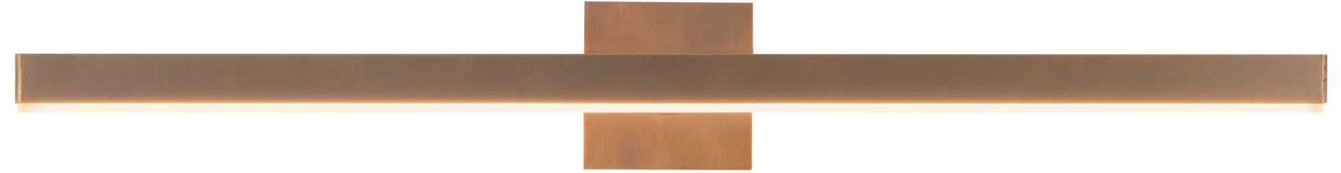 Image 2 Vega 31-in Vintage Brass dimmable LED Wall/Picture Light