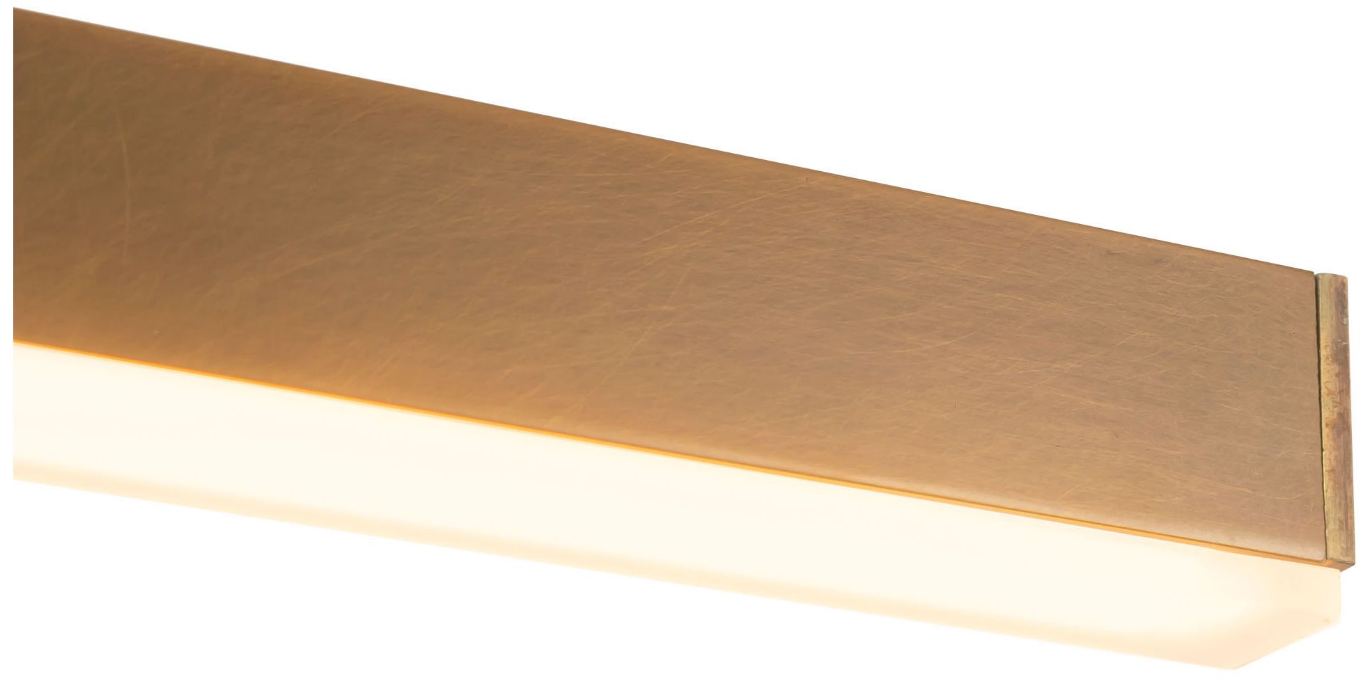 Image 5 Vega 31-in Vintage Brass dimmable LED Wall/Picture Light more views