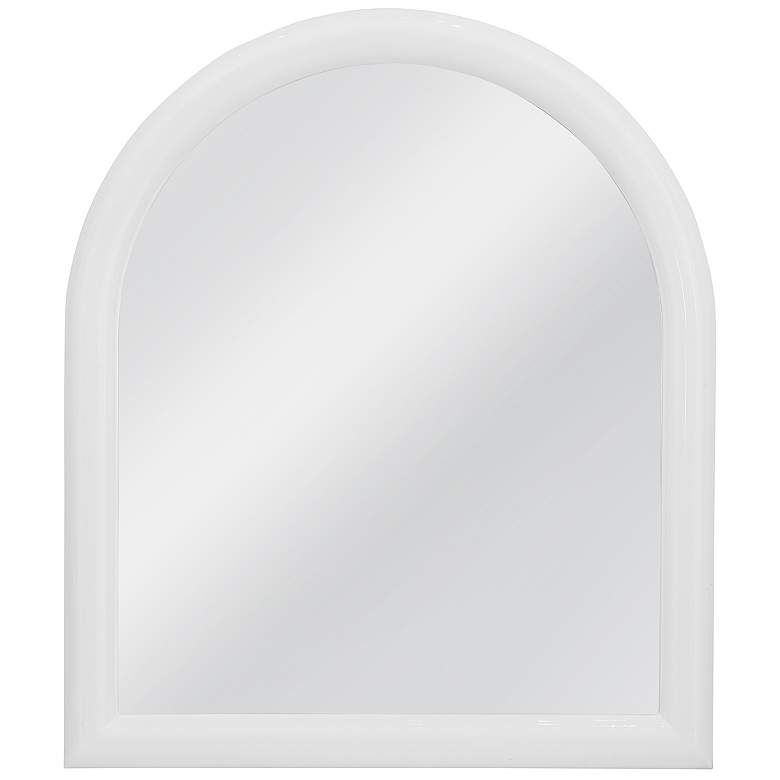 Image 1 Vega 36"W x 42"H Glossy White Mirror
