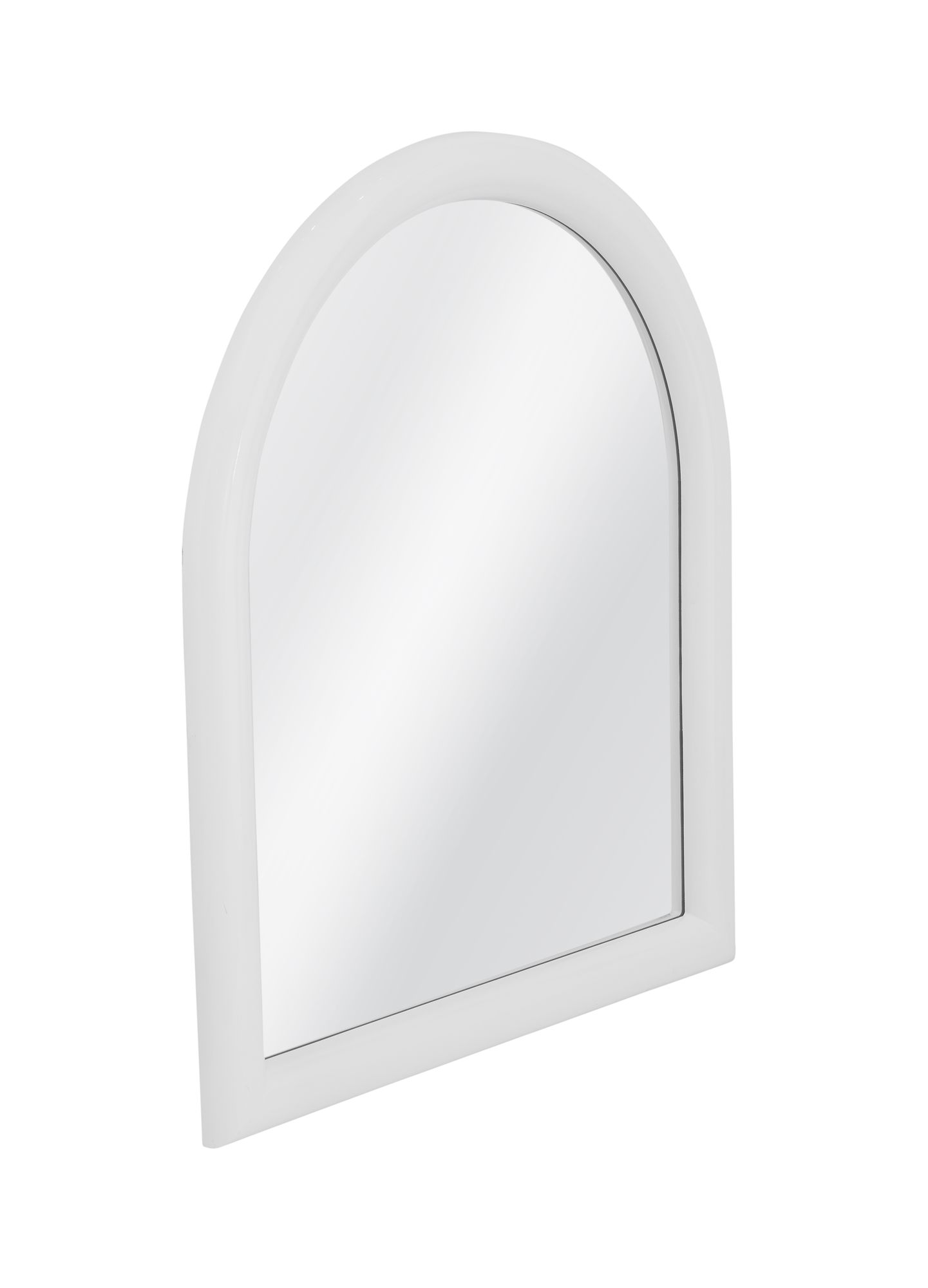 Image 2 Vega 36"W x 42"H Glossy White Mirror more views