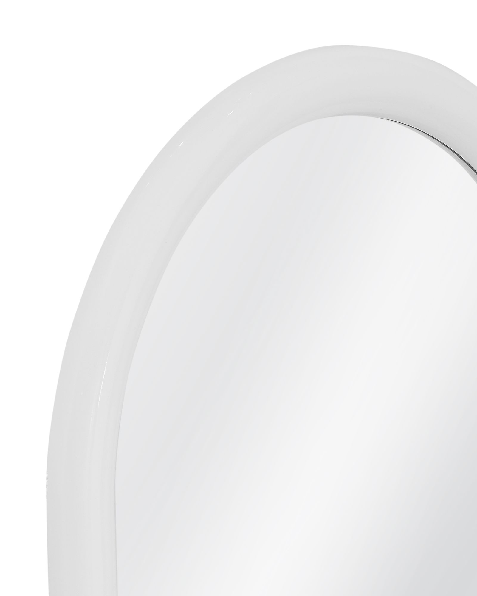 Image 3 Vega 36"W x 42"H Glossy White Mirror more views