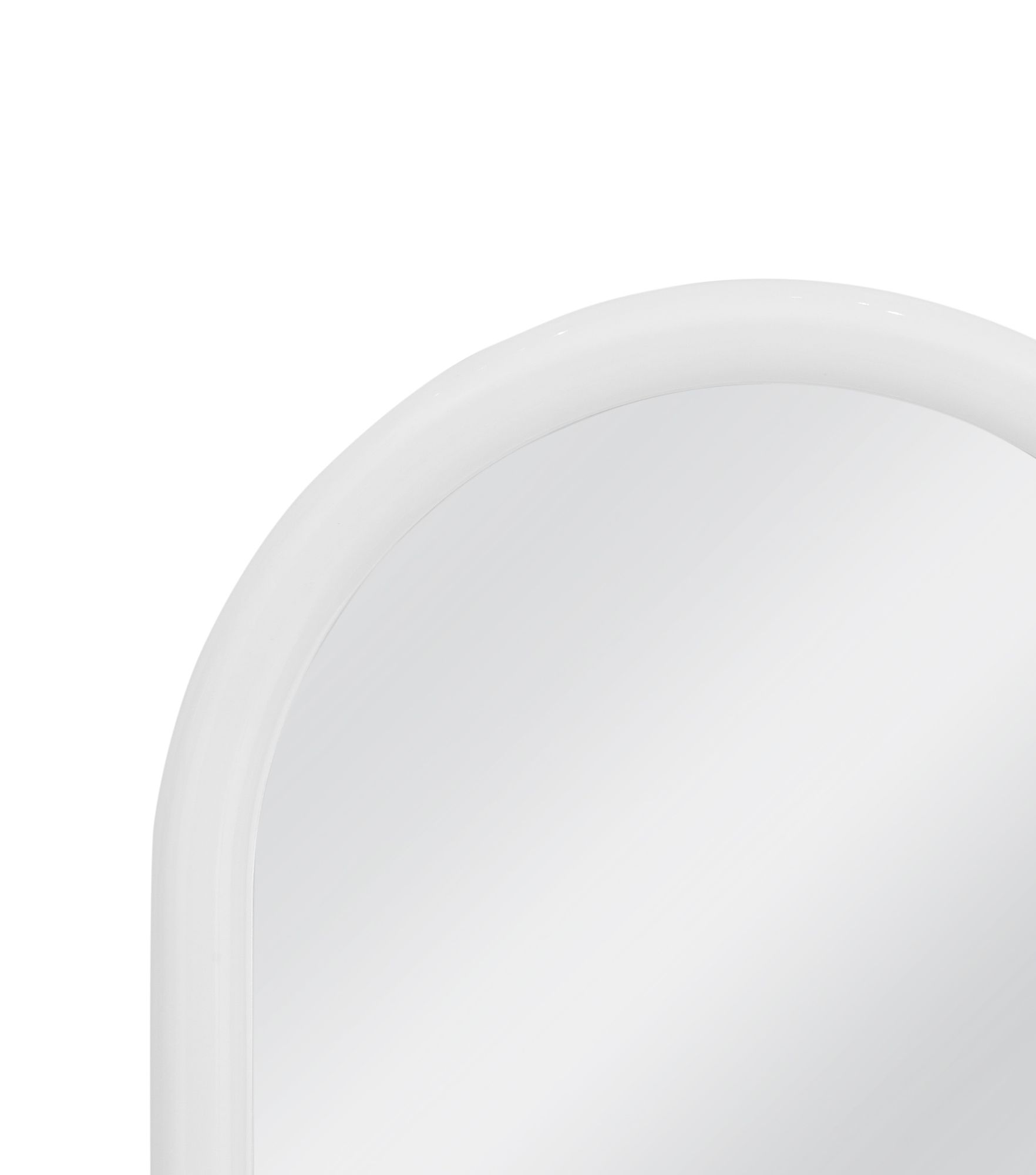 Image 5 Vega 36"W x 42"H Glossy White Mirror more views