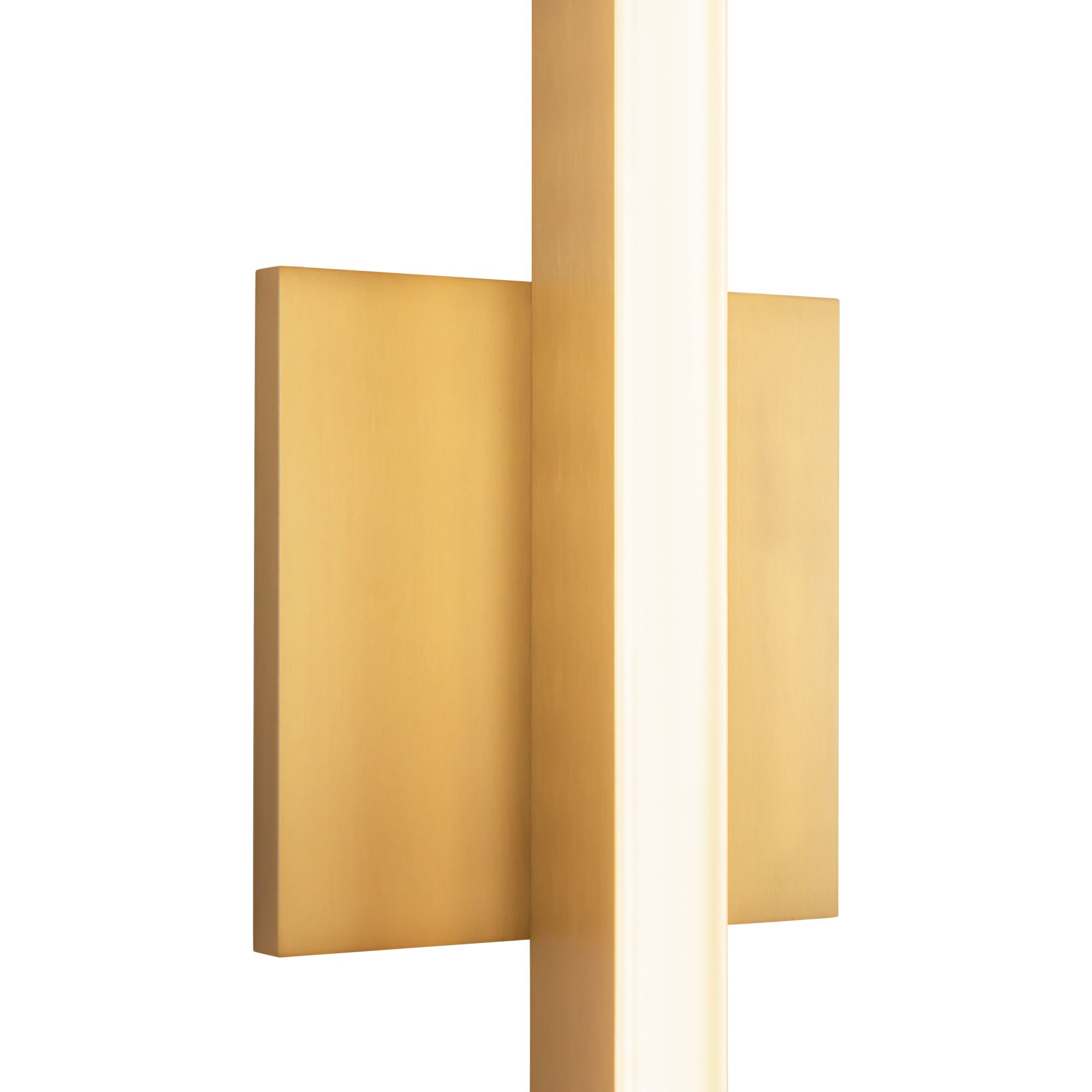 Image 6 Vega 37" High Brushed Gold LED Wall Sconce more views