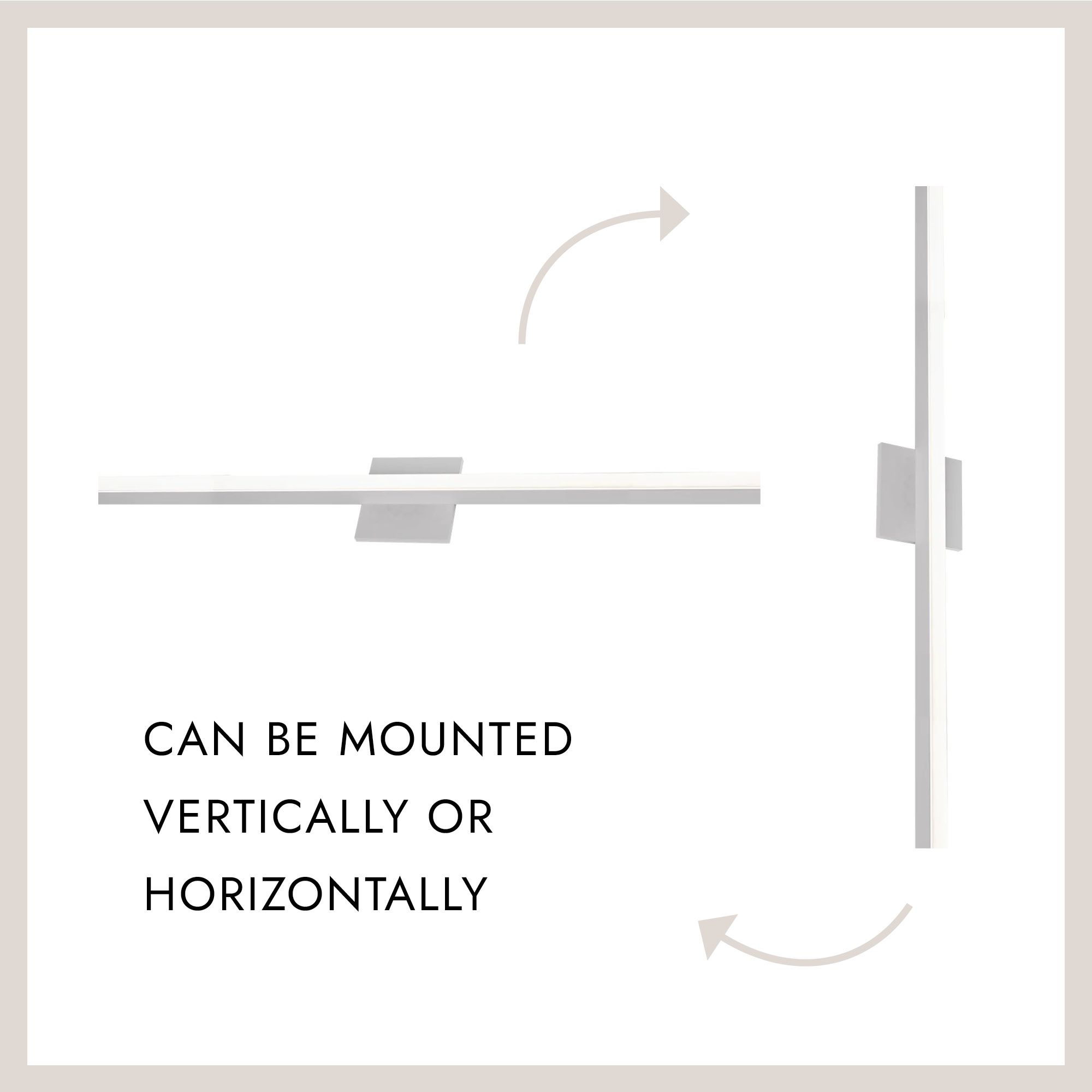 Vega 37" High Brushed Gold LED Wall Sconce