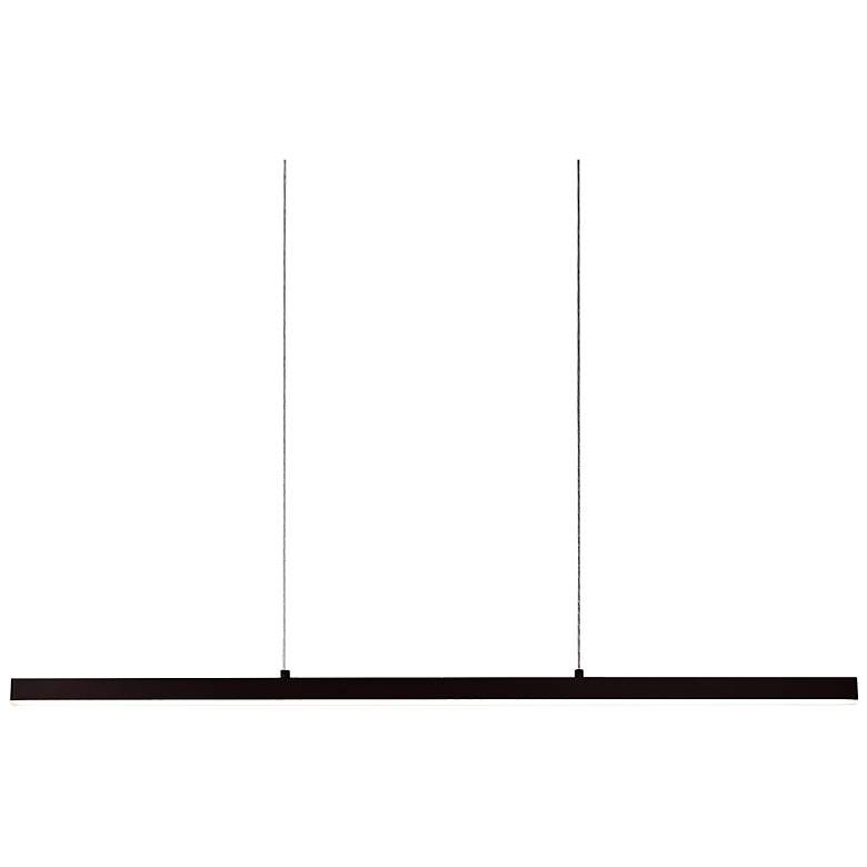 Image 1 Vega 45" Wide Black LED Linear Pendant Light