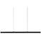 Vega 45" Wide Black LED Linear Pendant Light