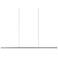 Vega 45" Wide Brushed Nickel LED Linear Pendant Light