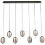 1_Vega 47 1/4" Wide Black LED Multi-Light Island Pendant