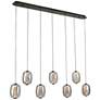 2_Vega 47 1/4" Wide Black LED Multi-Light Island Pendant more views
