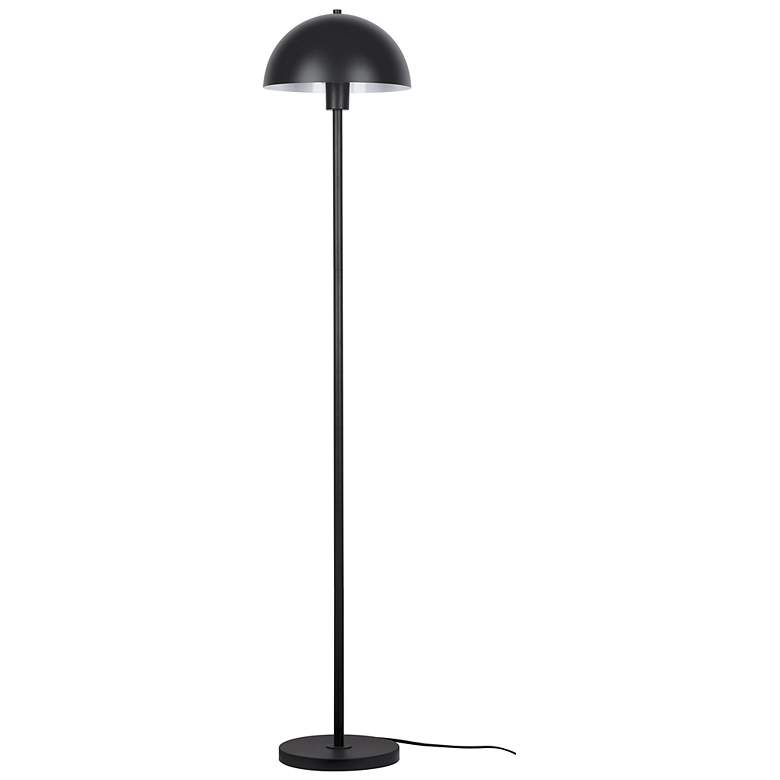 Image 2 Vega 56" High Black Dome Floor Lamp more views