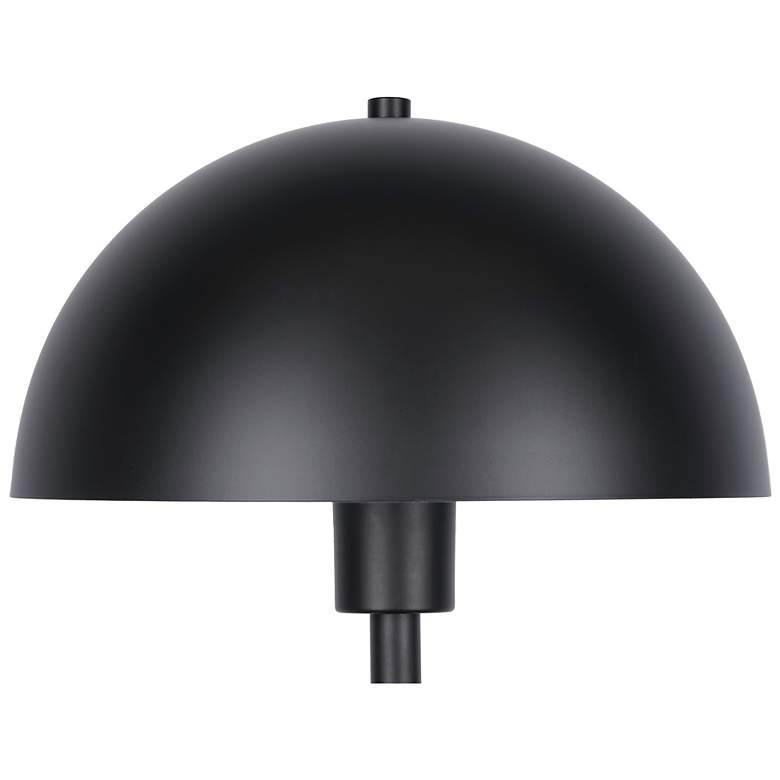 Image 3 Vega 56" High Black Dome Floor Lamp more views