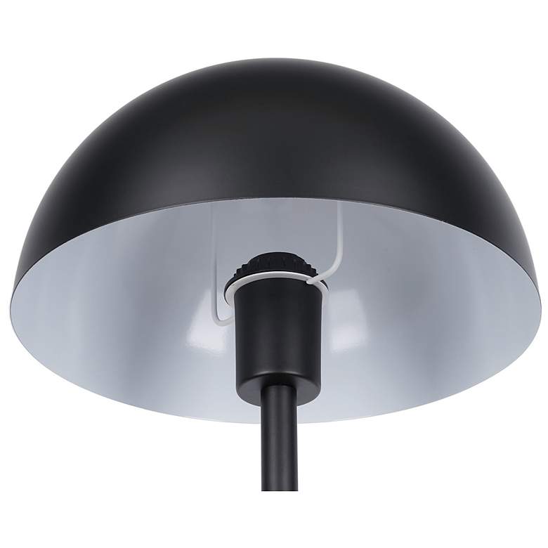 Image 4 Vega 56" High Black Dome Floor Lamp more views