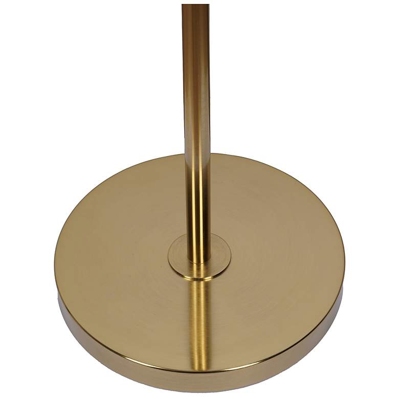 Image 5 Vega 56" High Brushed Gold Dome Floor Lamp more views