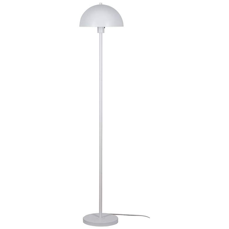 Image 2 Vega 56" High White Dome Floor Lamp more views