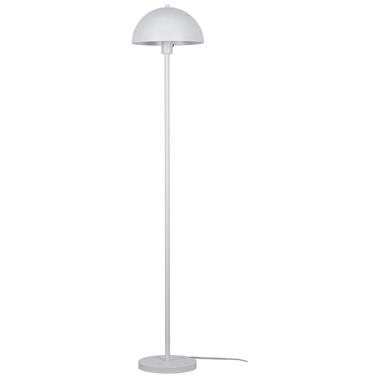 Image 3 Vega 56" High White Dome Floor Lamp more views
