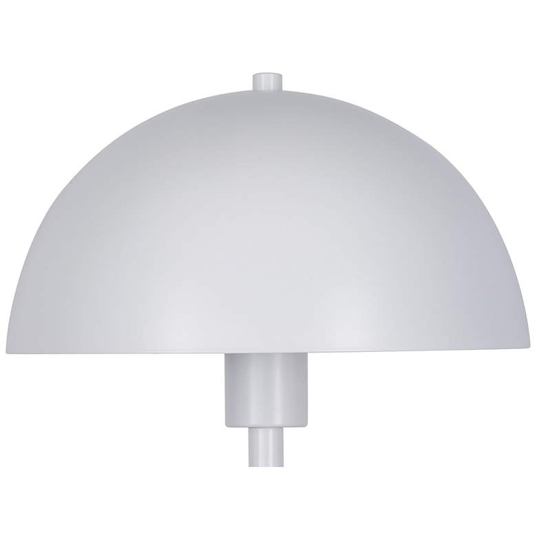 Image 4 Vega 56" High White Dome Floor Lamp more views