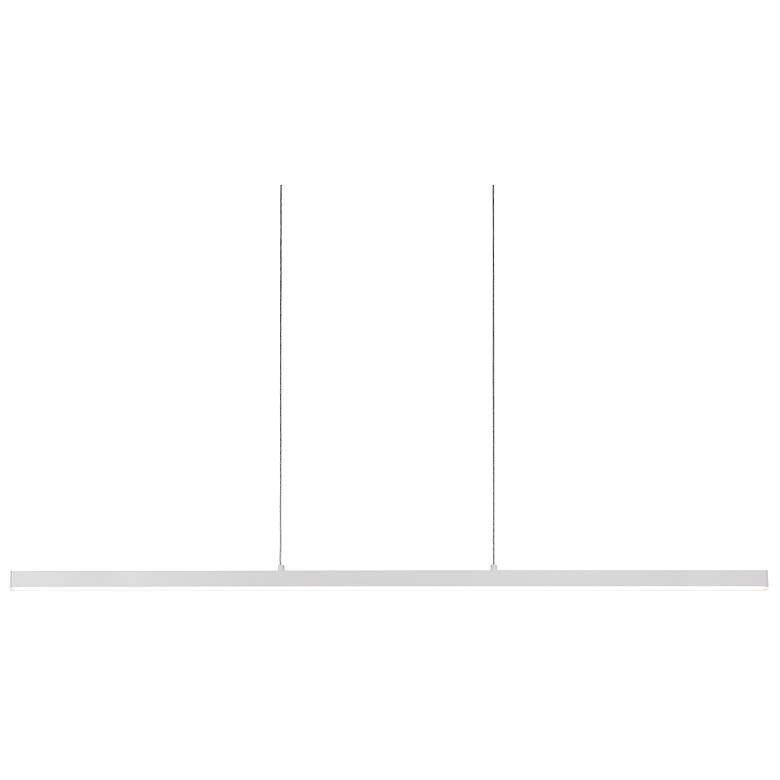 Image 1 Vega 56" Wide White LED Linear Pendant