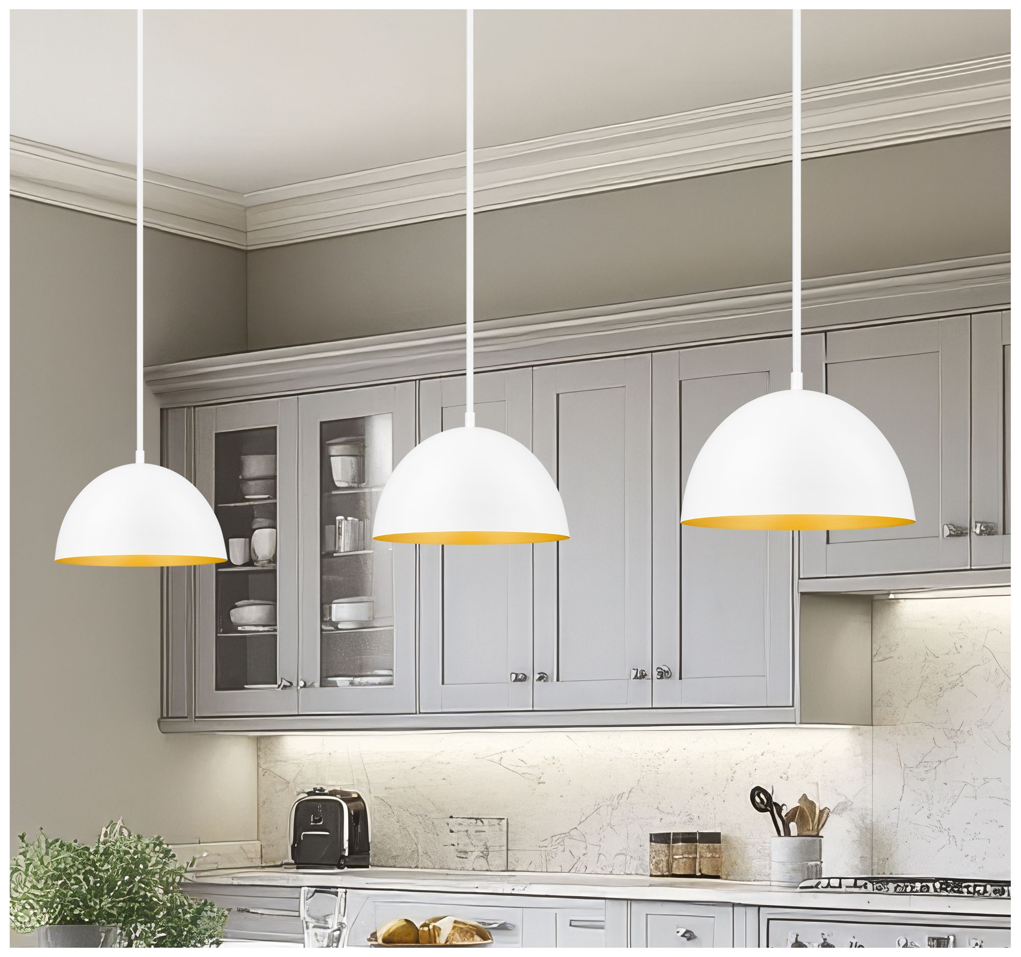 Image 2 Vega by Z-Lite 12 inch Matte White 1 Light Pendant more views