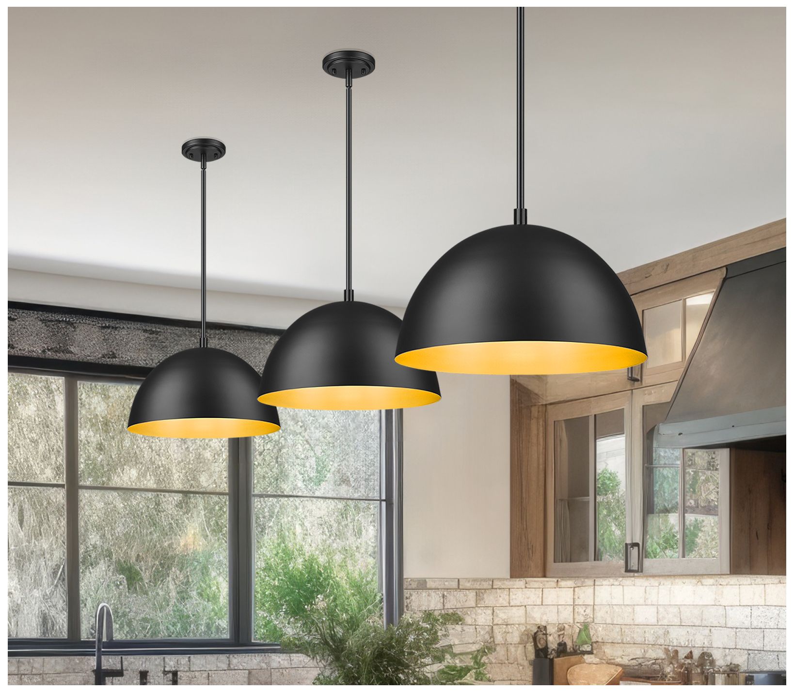 Image 2 Vega by Z-Lite 16 inch Matte Black 1 Light Pendant more views