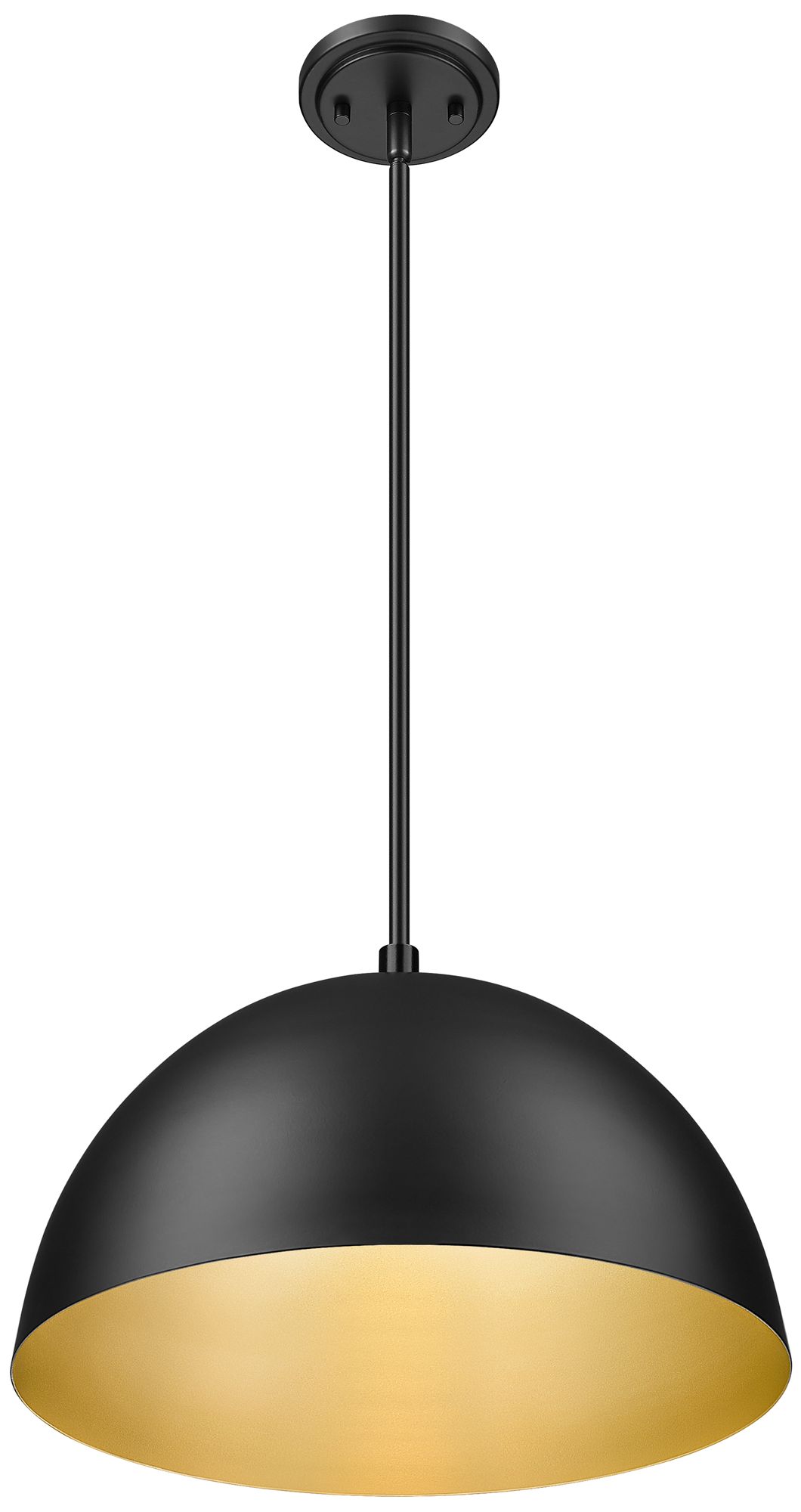 Image 4 Vega by Z-Lite 16 inch Matte Black 1 Light Pendant more views