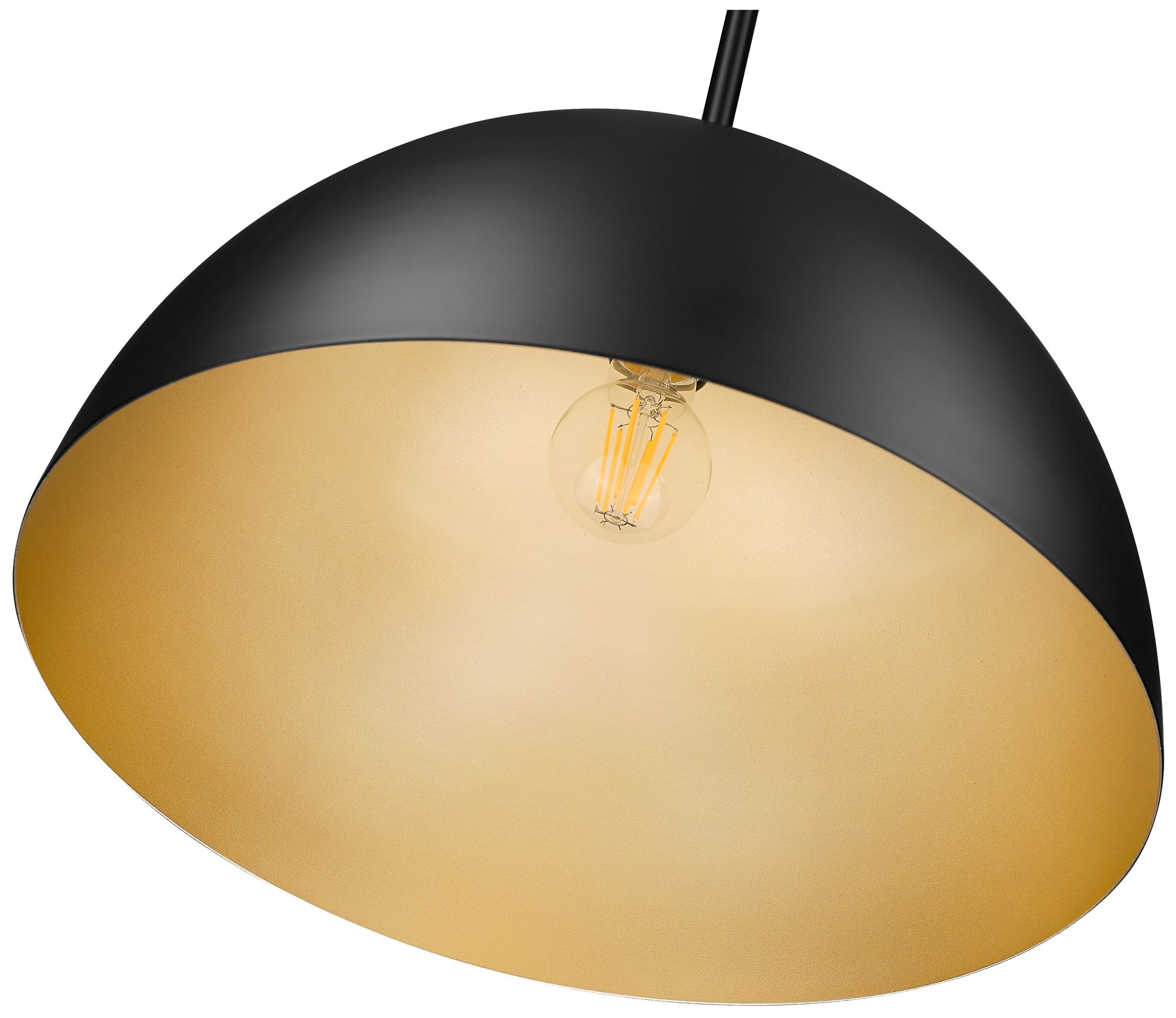 Image 6 Vega by Z-Lite 16 inch Matte Black 1 Light Pendant more views