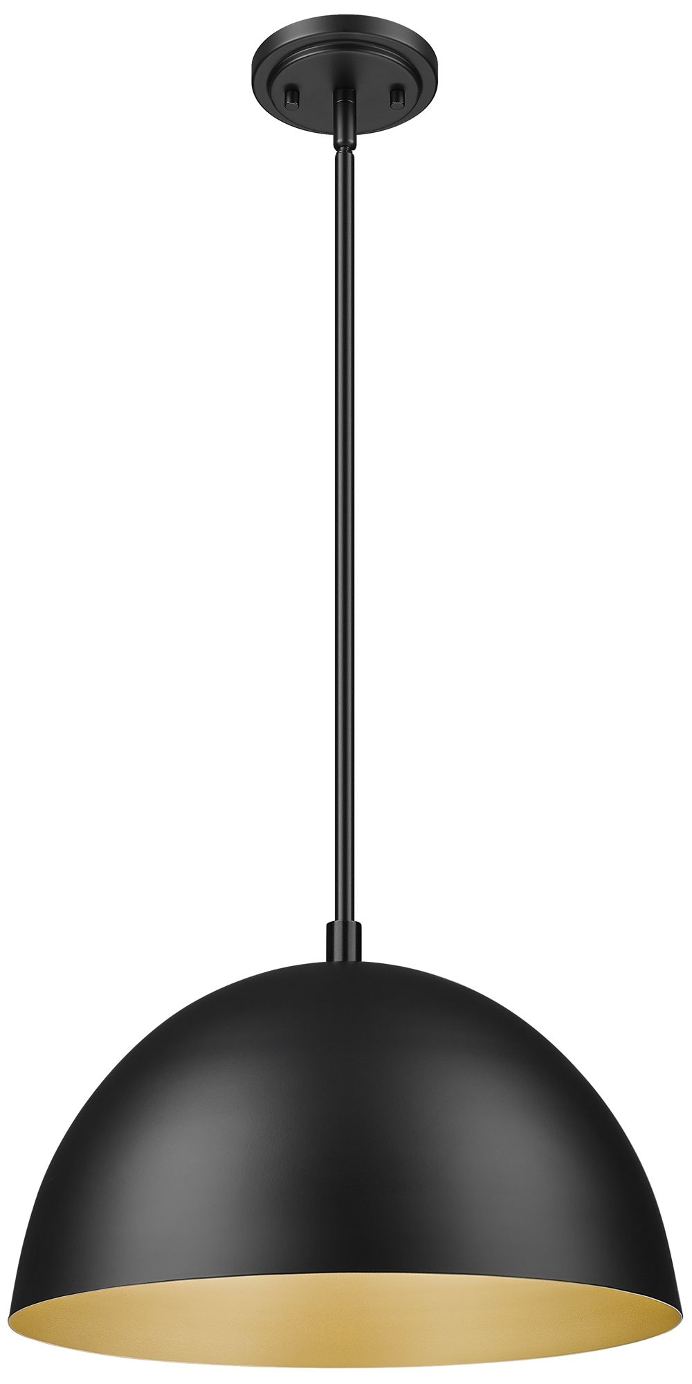 Image 7 Vega by Z-Lite 16 inch Matte Black 1 Light Pendant more views