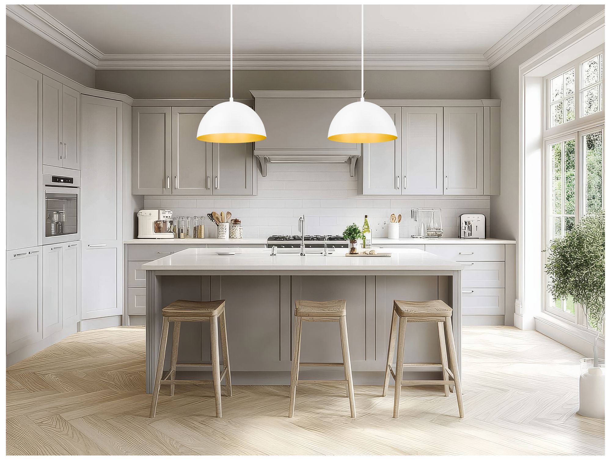 Image 2 Vega by Z-Lite 16 inch Matte White 1 Light Pendant more views