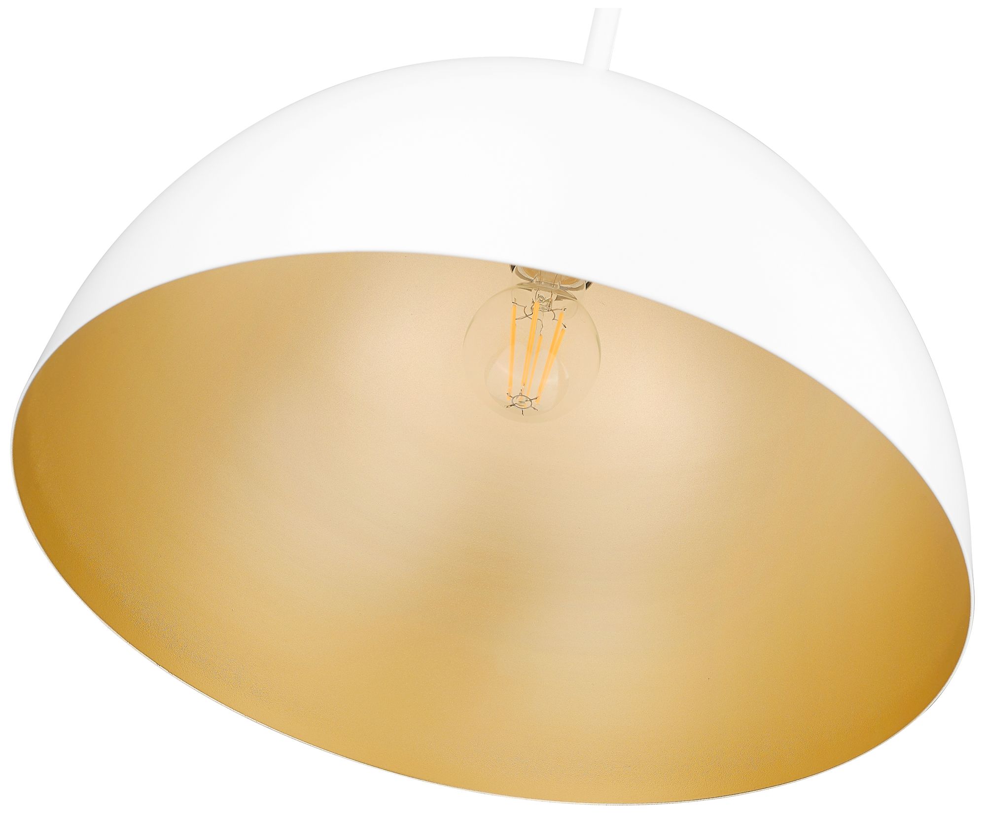 Image 6 Vega by Z-Lite 16 inch Matte White 1 Light Pendant more views