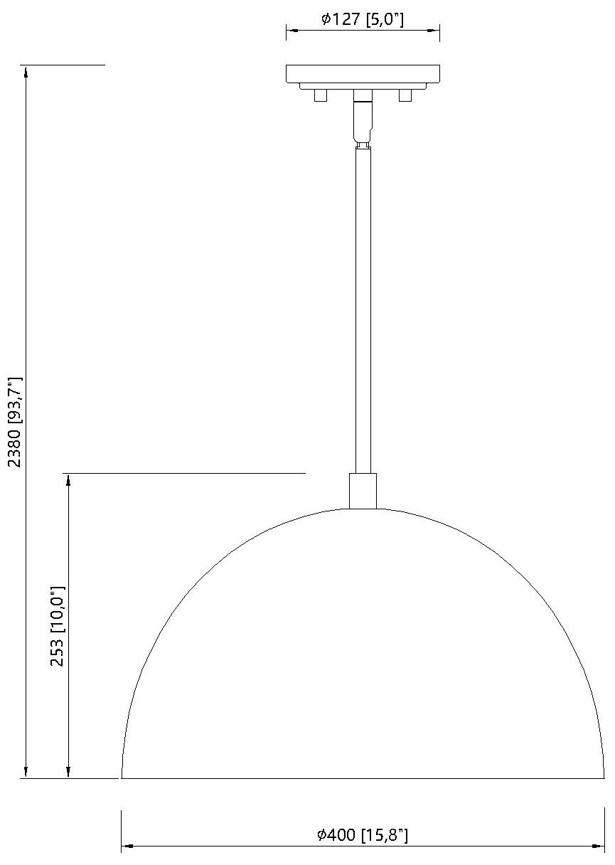 Vega by Z-Lite 16 inch Matte White 1 Light Pendant