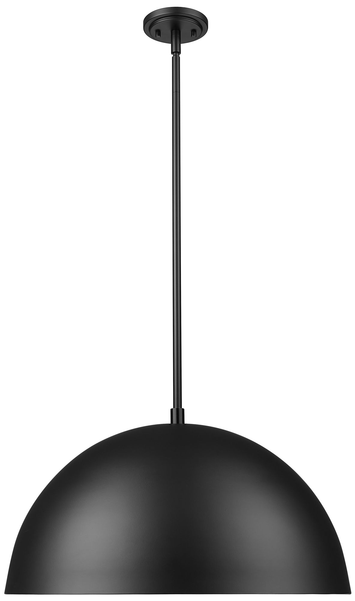 Vega by Z-Lite 23.75 inch Matte Black 3 Light Pendant