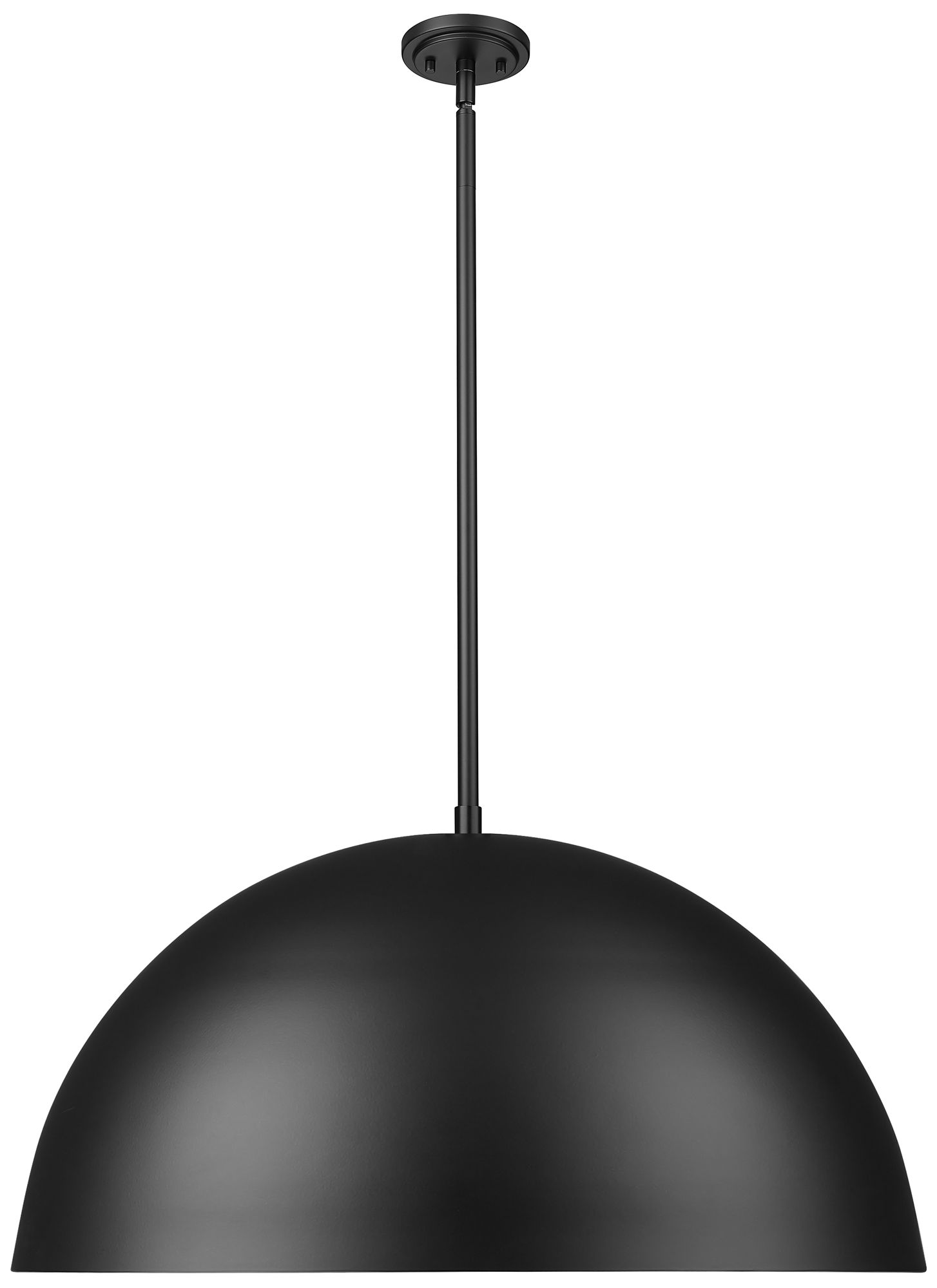 Vega by Z-Lite 31.5 inch Matte Black 3 Light Pendant