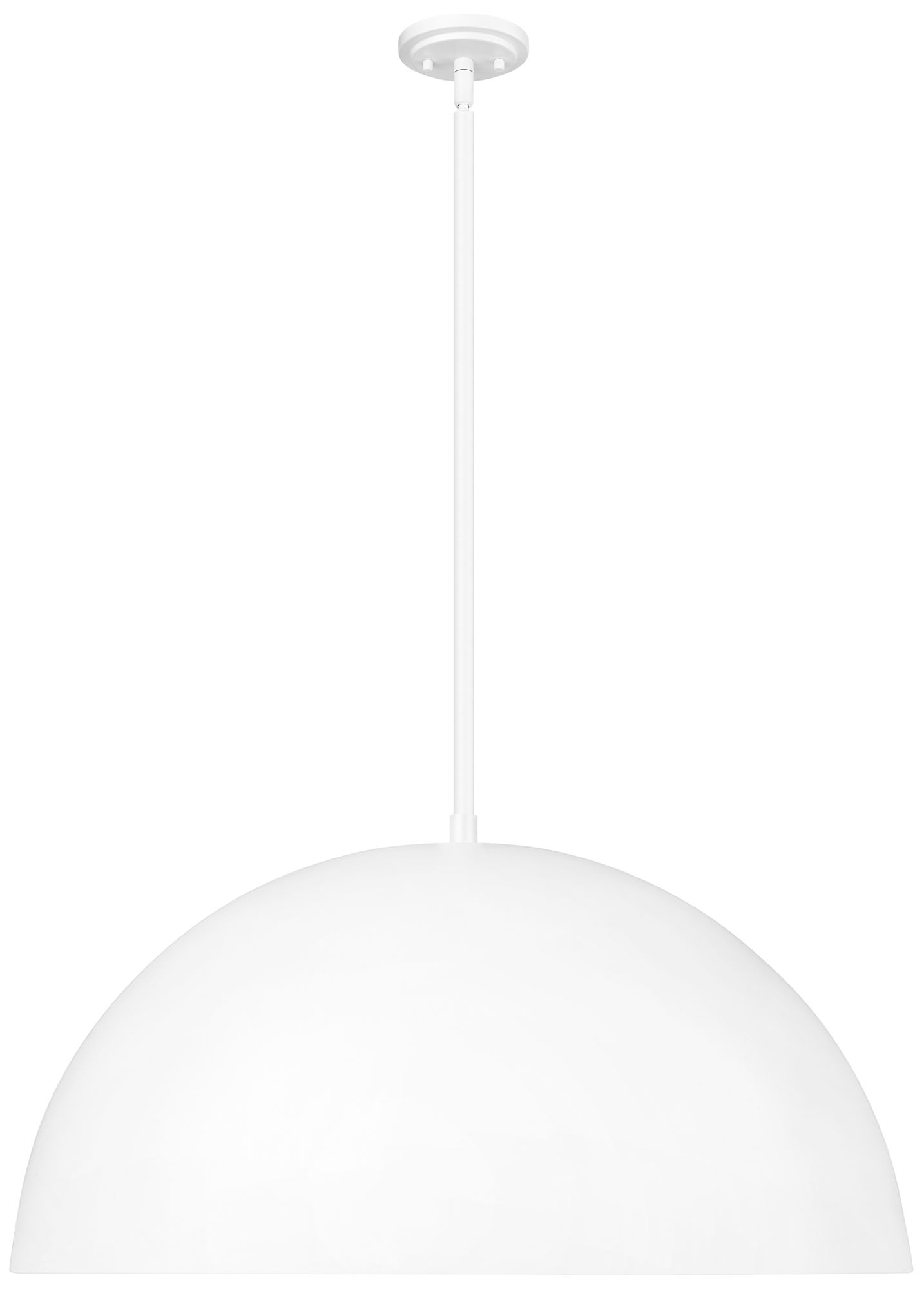 Vega by Z-Lite 31.5 inch Matte White 3 Light Pendant