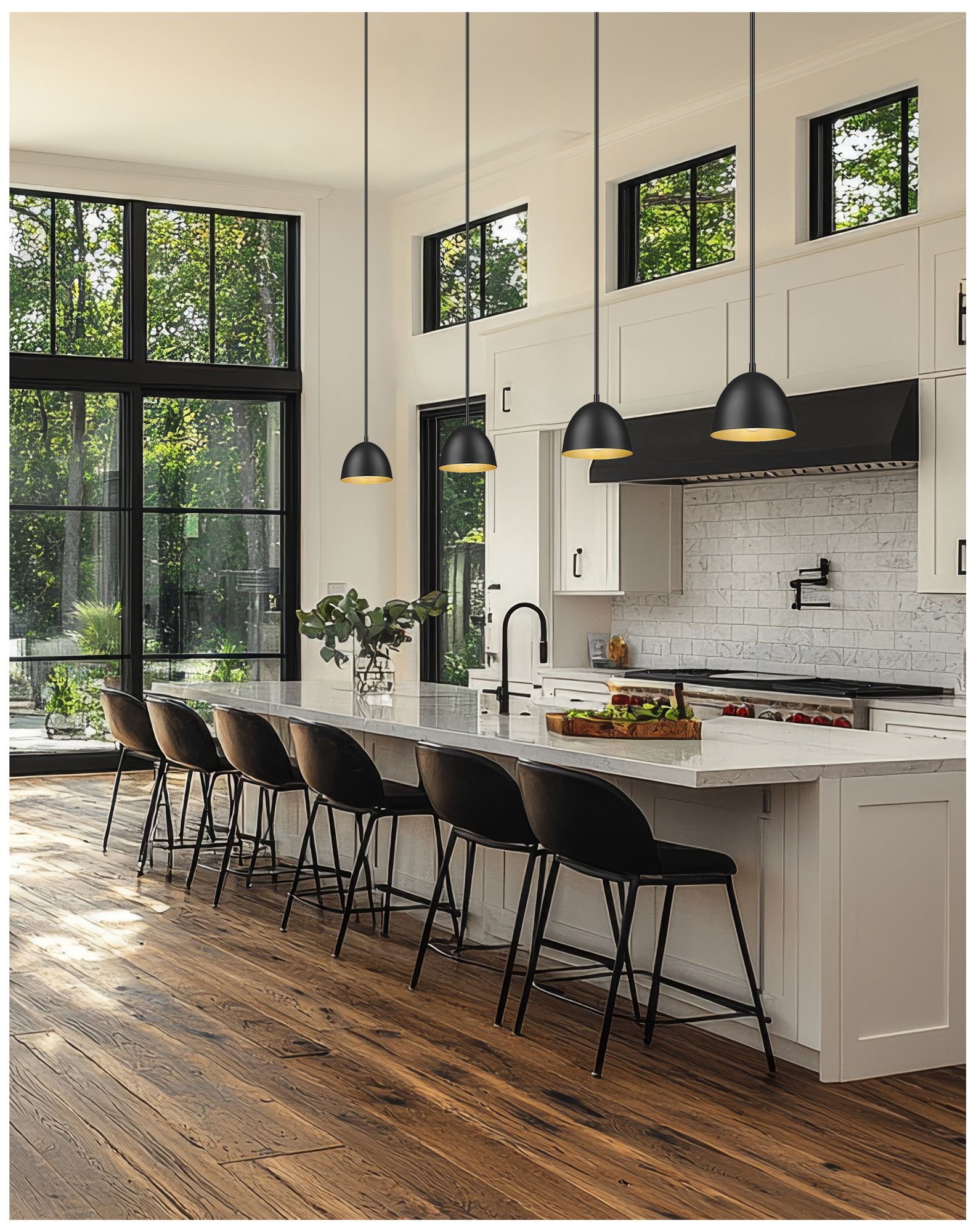 Image 2 Vega by Z-Lite 8 inch Matte Black 1 Light Pendant more views