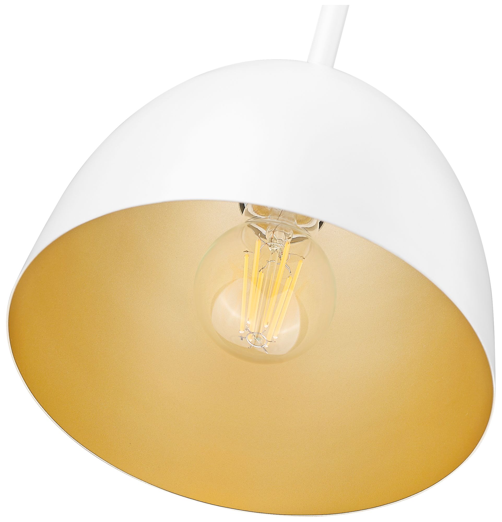 Image 6 Vega by Z-Lite 8 inch Matte White 1 Light Pendant more views