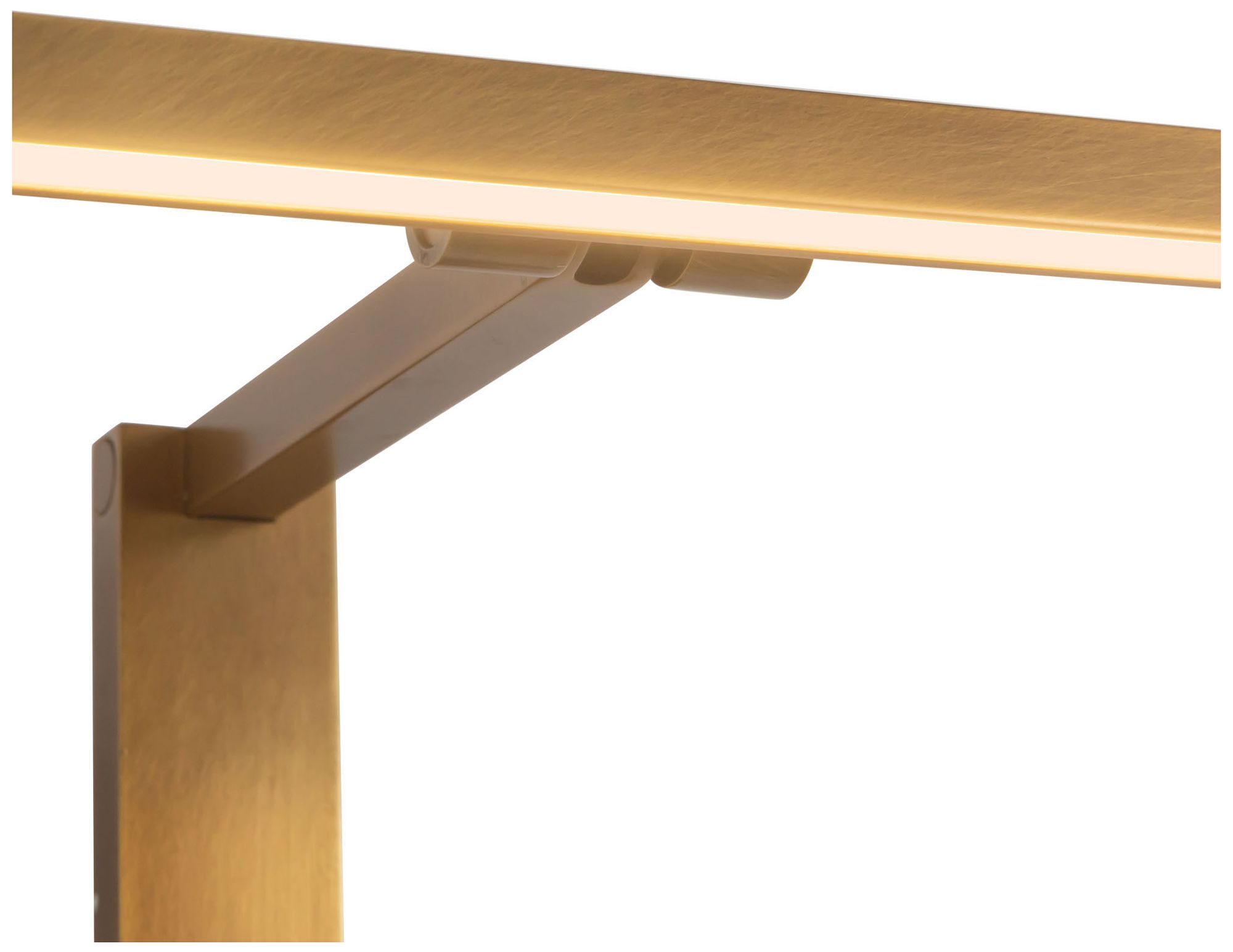Image 4 Vega Minor 17-in Vintqge Brass dimmable LED Wall/Picture Light more views