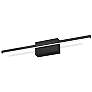 2_Vega Minor 24" Wide Black LED Vanity Bath Light
