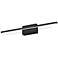 Vega Minor 24" Wide Black LED Vanity Bath Light