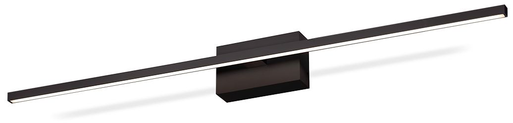 Vega Minor 36" Wide Black LED Vanity Bath Light