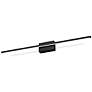 2_Vega Minor 36" Wide Black LED Vanity Bath Light