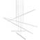 Vega Minor 47 1/4"W Brushed Nickel LED Multi-Light Pendant