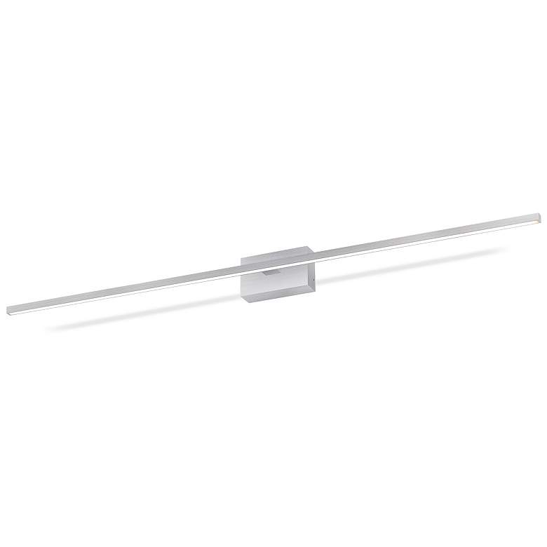 Image 1 Vega Minor 48" Wide Brushed Nickel LED Vanity Bath Light