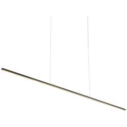 Vega Minor 60" Wide Black LED Linear Pendant