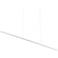 Vega Minor 60" Wide Brushed Nickel LED Linear Pendant w/UNV